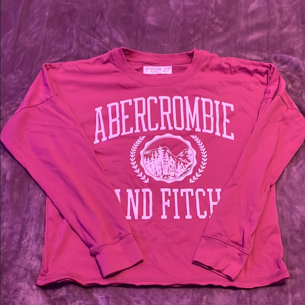 Abercrombie Pink Long Sleeve Shirt